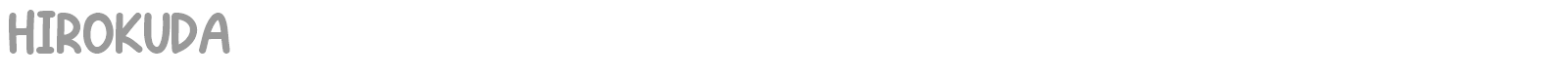 Hirokuda font preview